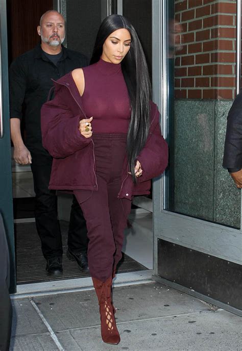 kim kardashian tits|Kim Kardashian Nearly Flashes Her Bare Breasts in Skims Top: .